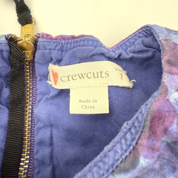 Crewcuts Purple Floral Dress - Picture 3 of 4